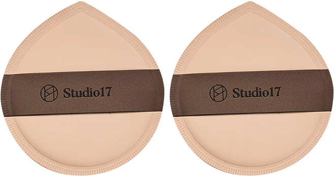 스튜디오17 팡팡 대왕 퍼프, 혼합색상, 2개 - 쿠팡