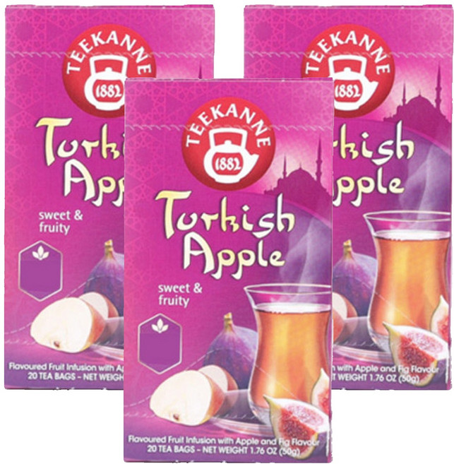 티칸네 터키쉬 애플 차, 2.5g, 20개입, 3개