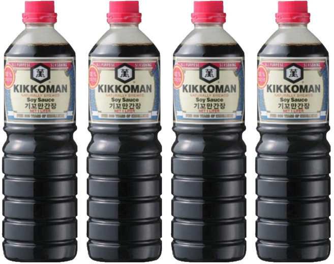 기꼬만 양조간장, 1L, 4개