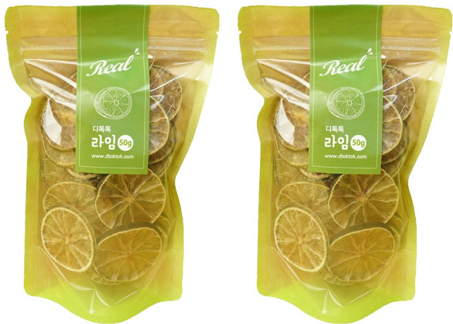 디톡톡 실속형 건조 라임, 50g, 1개입, 2개