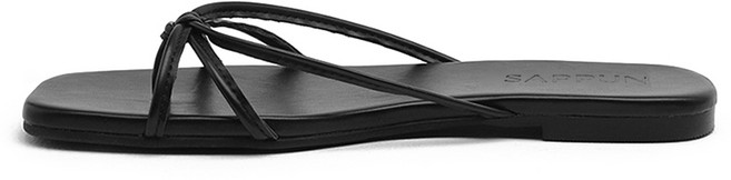 사뿐 드마리 스퀘어 쪼리 슬리퍼 1cm