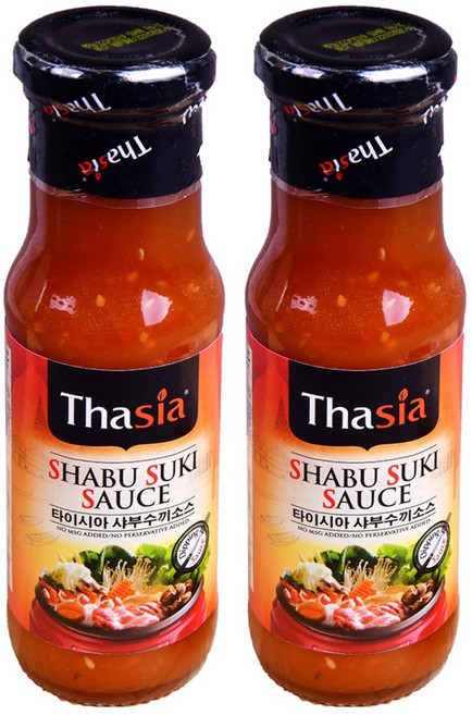 타이시아 샤부수끼 소스, 170g, 2개