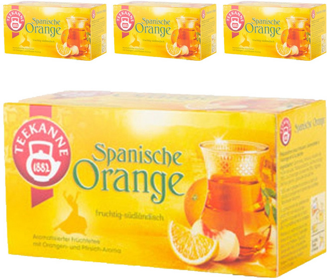 티칸네 스페니쉬 오렌지 차, 2.2g, 20개입, 4개