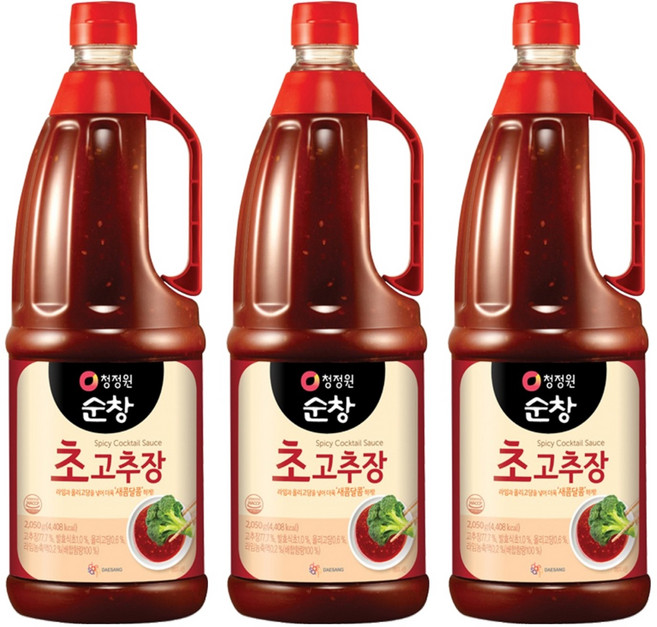 청정원 순창 초고추장, 2.05kg, 3개