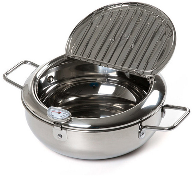 Kitchen-Art 不鏽鋼IH油炸鍋, 20cm, 銀色, 1個