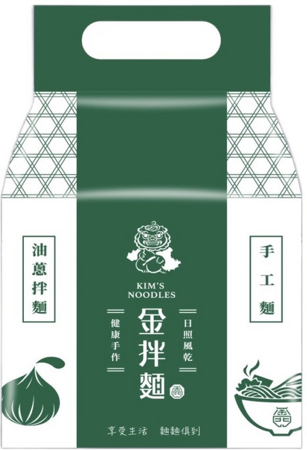 金拌麵 經典油蔥手工麵 120g, 4包