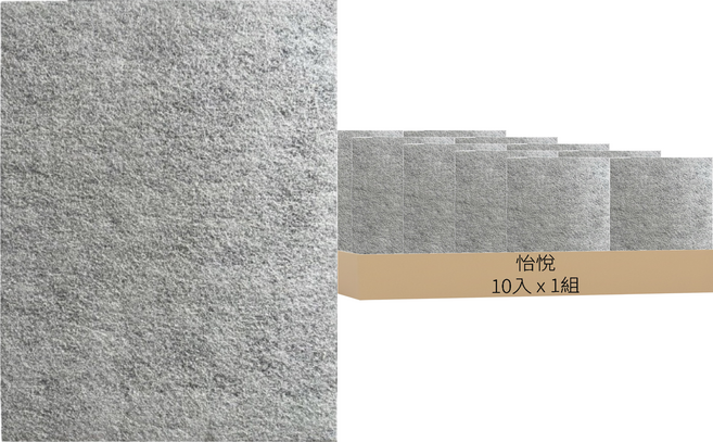 【怡悅】沸石/cz除臭活性碳濾網-10入(適用honeywell hpa-300aptw 空氣清淨機), 沸石/cz除臭活性碳濾網, 1組