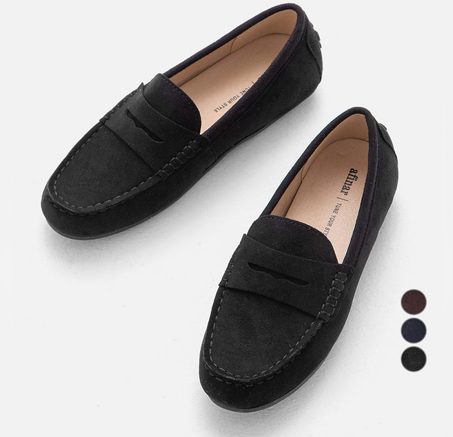 아피나르_스웨이드 드라이빙 로퍼