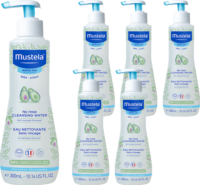 무스텔라 노 린스 클렌징 워터, 300ml, 6개