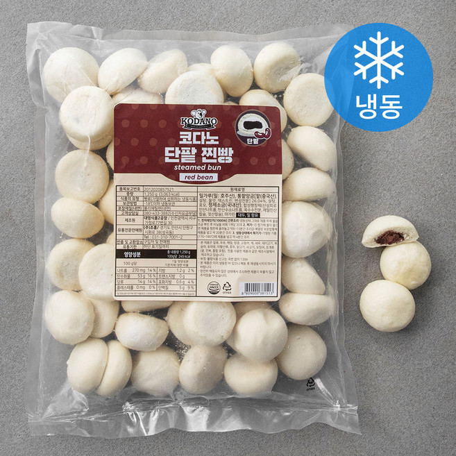 코다노 단팥 찐빵 (냉동), 1.25kg, 1개입, 1개