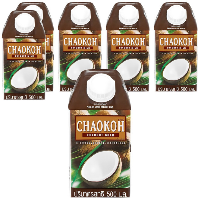 椰奶, 500ml, 6個