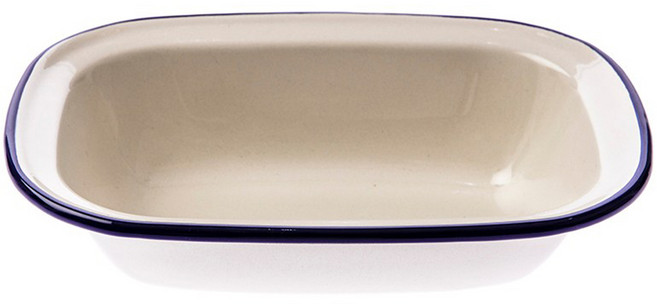 wiltshire 40379 ENAMEL 手工方形烤盤 1L, 藍色, 1個