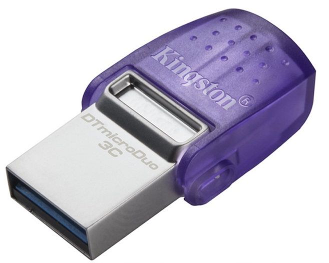 Kingston 金士頓 TYPE-A + C隨身碟 DTDUO3CG3 紫色, 1個, 256GB