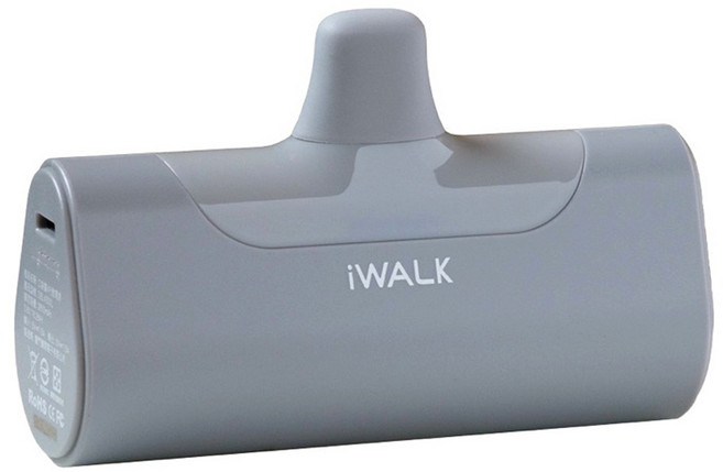 Iwalk Battery 四代行動電源 4500mAh Lightning, DBL4500L, 灰色