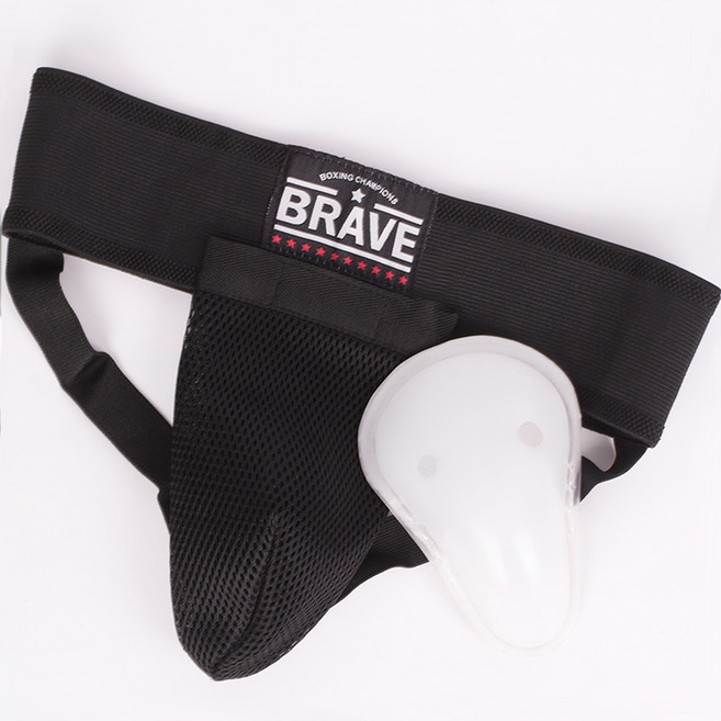 브레이브 벨트형 낭심 보호대 세트, 블랙(보호대), 1세트