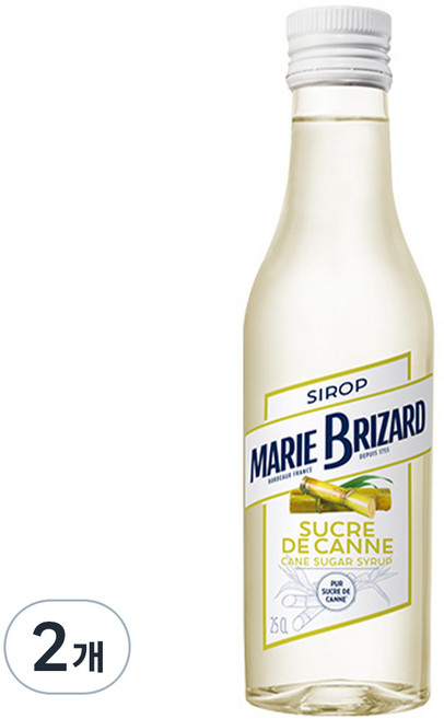 마리브리자드 사탕수수 시럽, 250ml, 2개