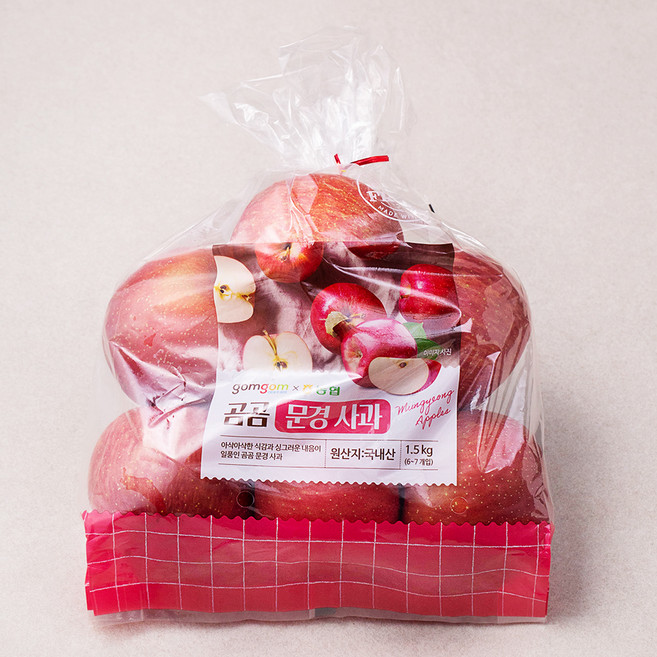 곰곰 농협 문경사과, 1.5kg(중과), 1봉