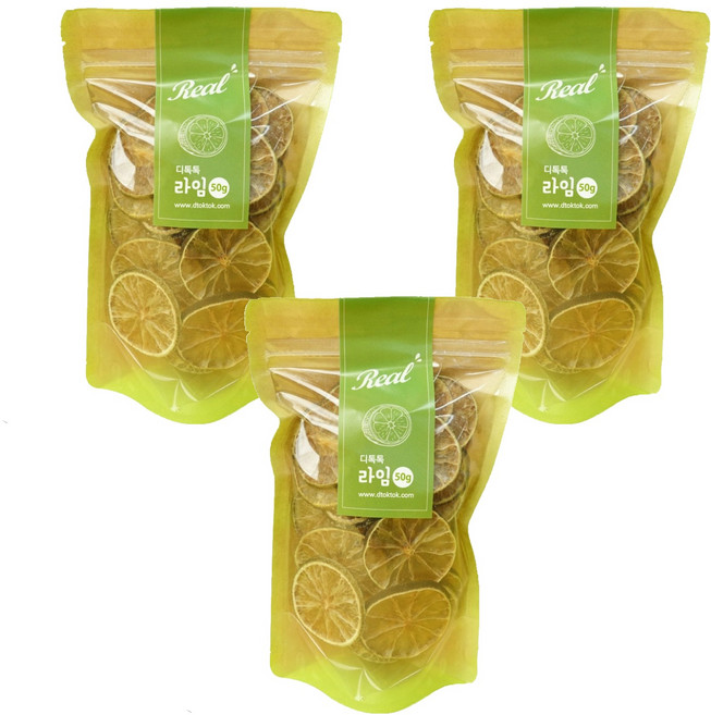 디톡톡 실속형 건조 라임, 50g, 1개입, 3개