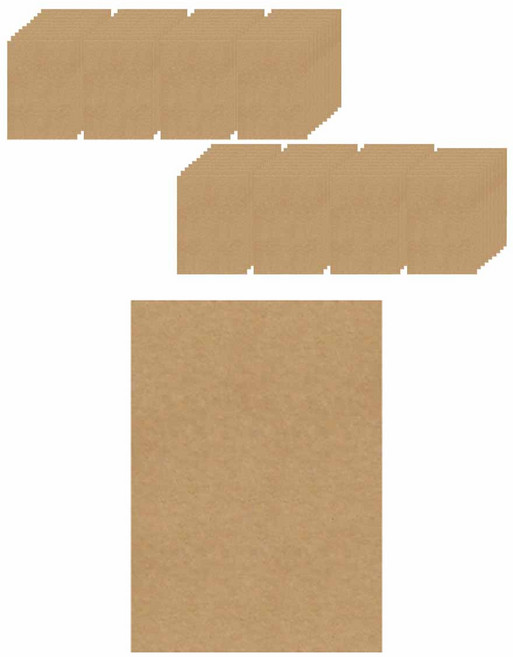 종이백화점 크라프트지 120g, 80개