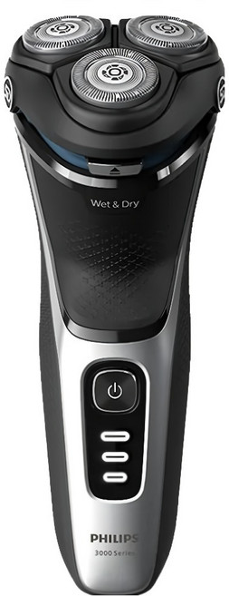 PHILIPS 飛利浦 Series 3000 三刀頭電鬍刀, S3241, Black