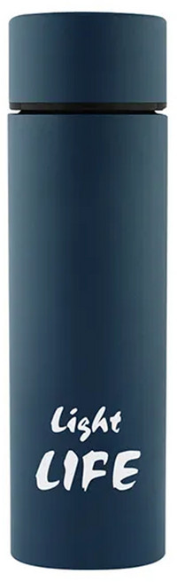 FUJI-GRACE 富士雅麗 316不鏽鋼輕巧保溫口袋瓶, 藏青色, 140ml, 1個