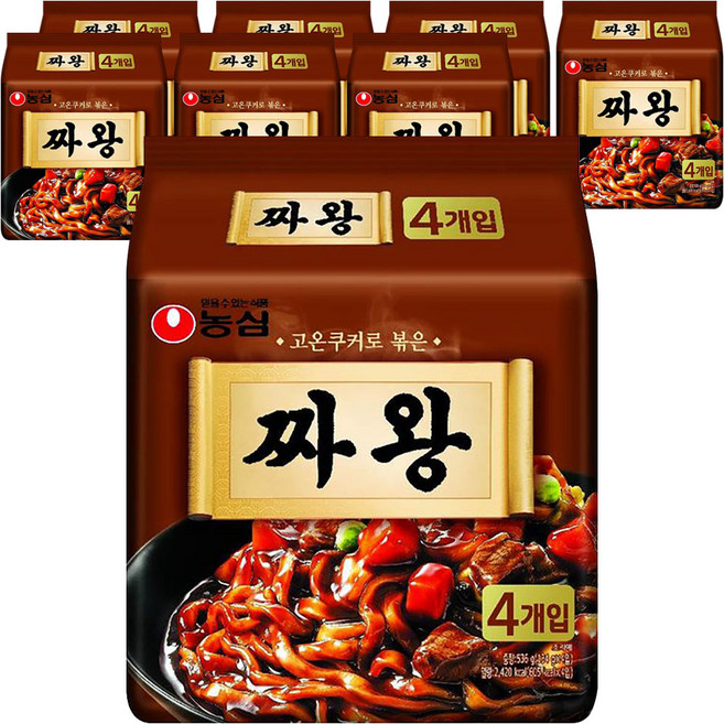 농심 짜왕 134g, 32개