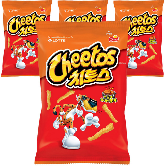 치토스 스모키바베큐맛, 82g, 4개