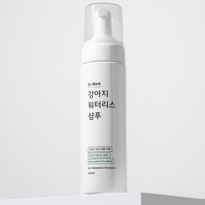 닥터블랭크 강아지 워터리스 샴푸, 200ml, 1개