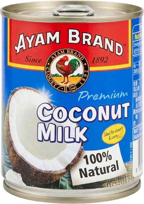 AYAM 雄雞標 特級椰奶罐頭, 270ml, 1罐