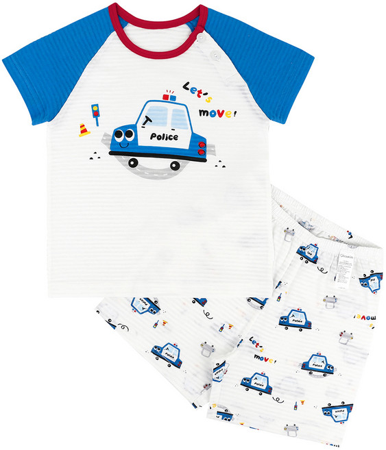 Maykids 幼童青少年 Go Go Poly-Fleece 五分變色家居服上下套裝