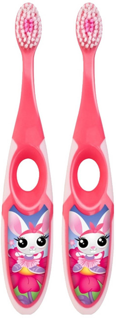 조르단 스텝 2단계 유아칫솔, 랜덤발송, 1개입, 2개