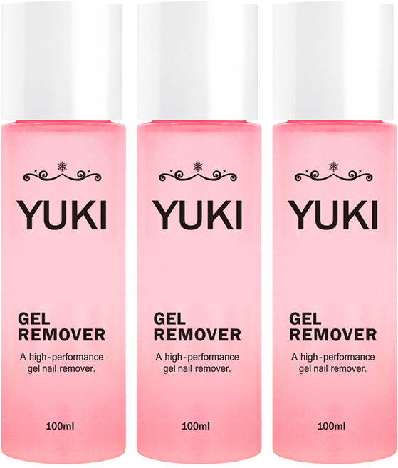 유키 젤 리무버, 100ml, 3개