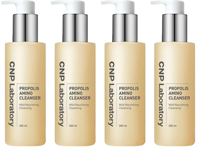 씨앤피 프로폴리스 아미노 클렌저, 200ml, 4개 - 쿠팡
