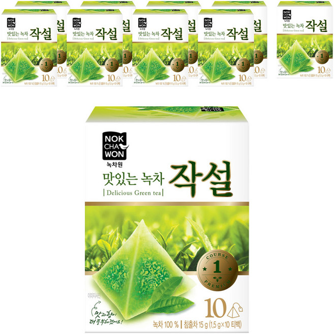 녹차원 맛있는 녹차 작설, 1.5g, 10개입, 10개