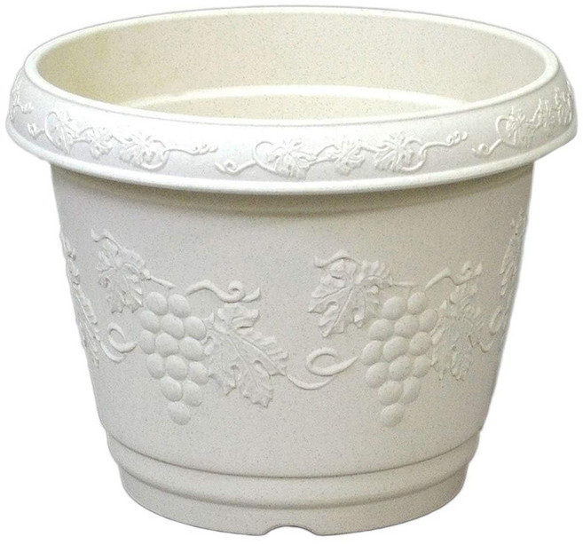 翠筠 浮雕歐洲盆, 顏色隨機, 1個