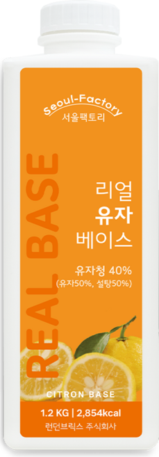 서울팩토리 리얼 유자 베이스, 1.2kg, 1개
