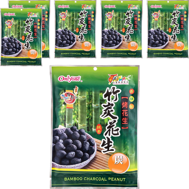 Onlyone 海龍王 竹炭花生, 150g, 6包