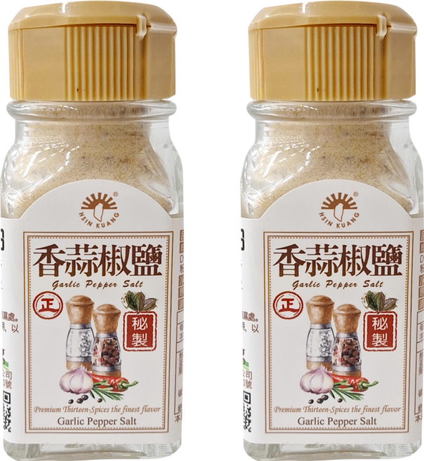 新光洋菜 香蒜椒鹽 秘製植物五辛素 Premium Thirteen-Spices, 50g, 2瓶