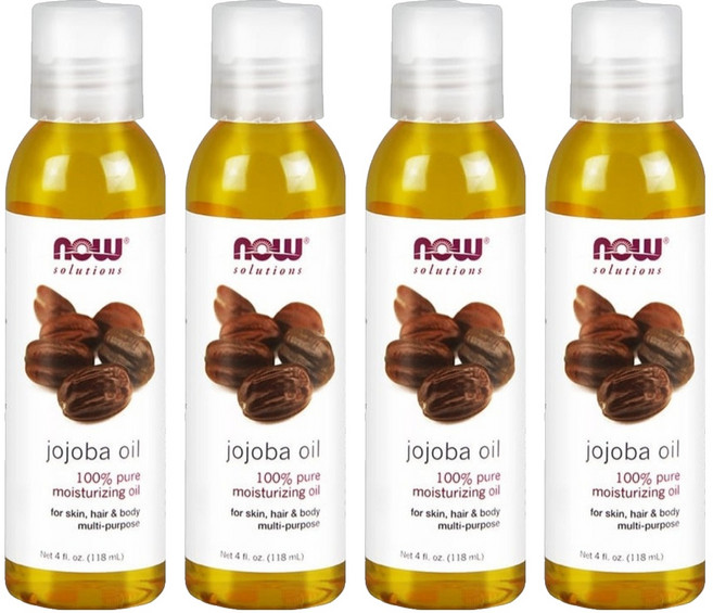 NOW Foods 純荷荷巴保濕油, 118ml, 4瓶