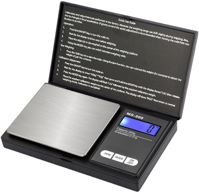 超精準翻蓋電子秤, MS-200, 1個