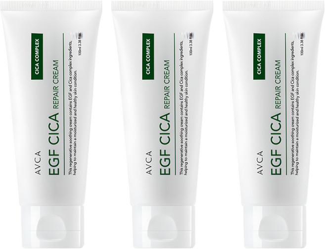 아브카 딥 인텐시브 EGF 시카 리페어 크림, 100ml, 3개