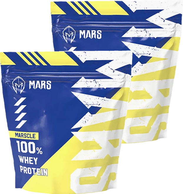 MARS 戰神 MARSCLE 濃縮乳清蛋白 焦糖布丁, 900g, 2包