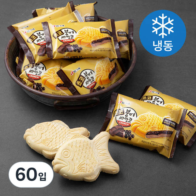 참붕어싸만코 초코 크런치 (냉동), 150ml, 1개입, 60개