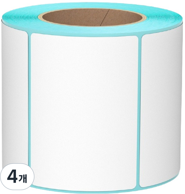 리버폭스 바로인쇄 감열 라벨지 100 x 150 mm, 4개, 500칸
