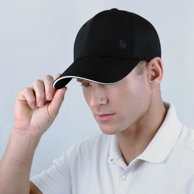 루페오 메쉬 망사 빅사이즈 대두 골프모자, 블랙, 1개