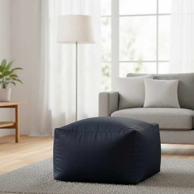 MUJI 無印良品 懶骨頭椅套, 深藍色