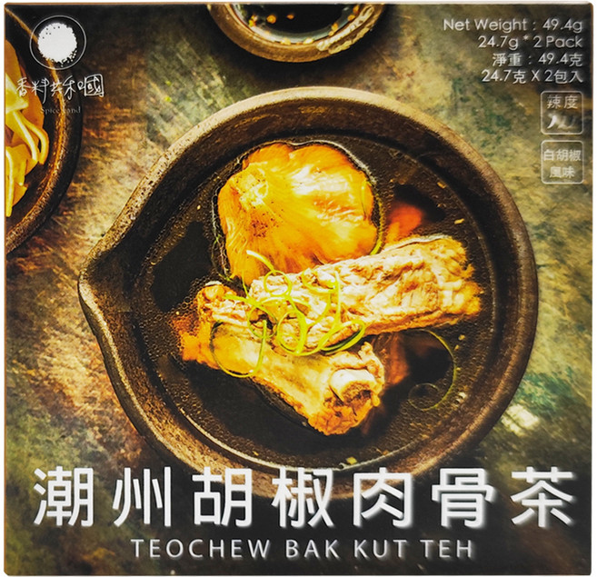 香料共和國 潮州胡椒肉骨茶, 49.4g, 1盒