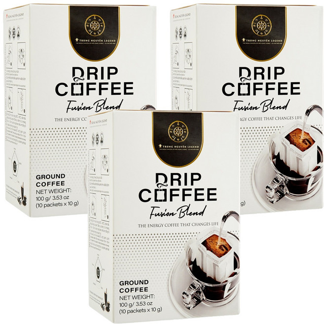 쭝웬레전드 드립커피 퓨전 블렌드, 10개입, 3개, 10g