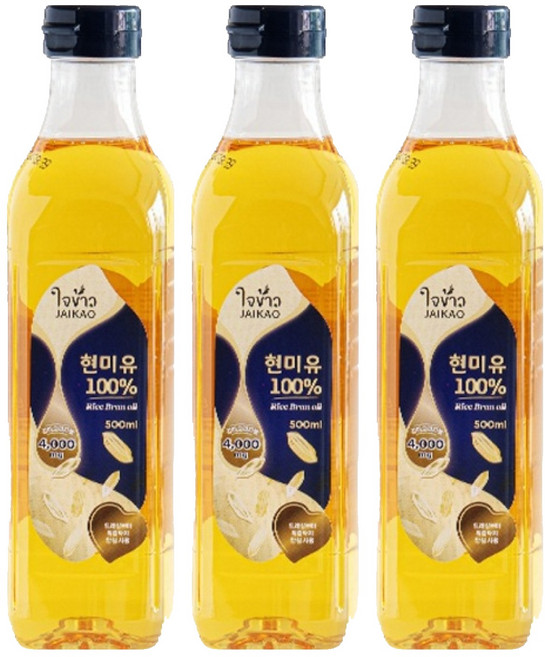 자이카오 현미유, 500ml, 3개