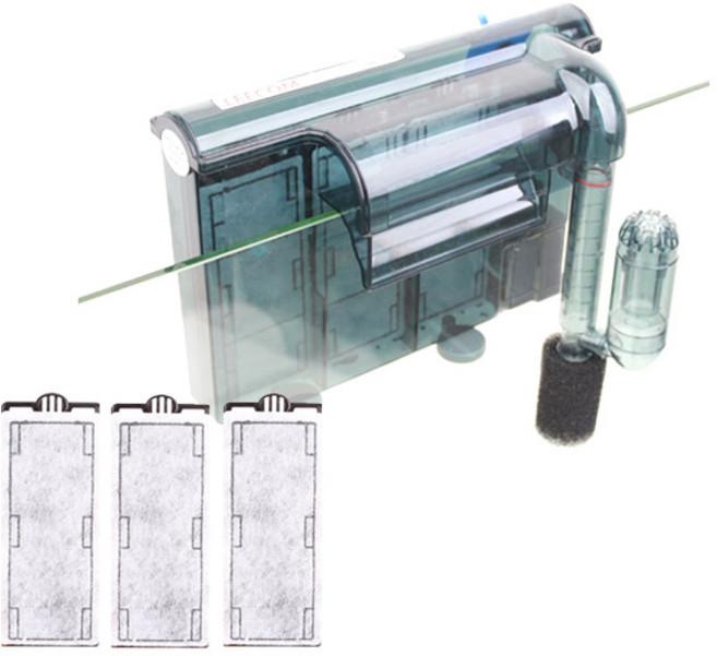 리컴 걸이식 여과기 HI530 + 리필필터 3p, 4W, 1세트